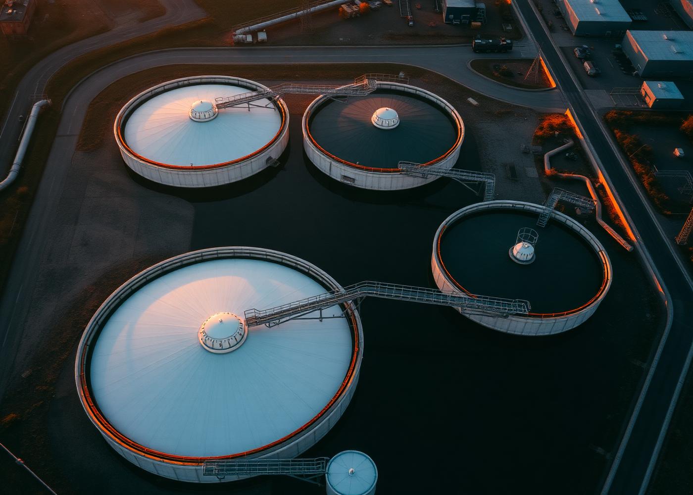 Municipal water distribution infrastructure